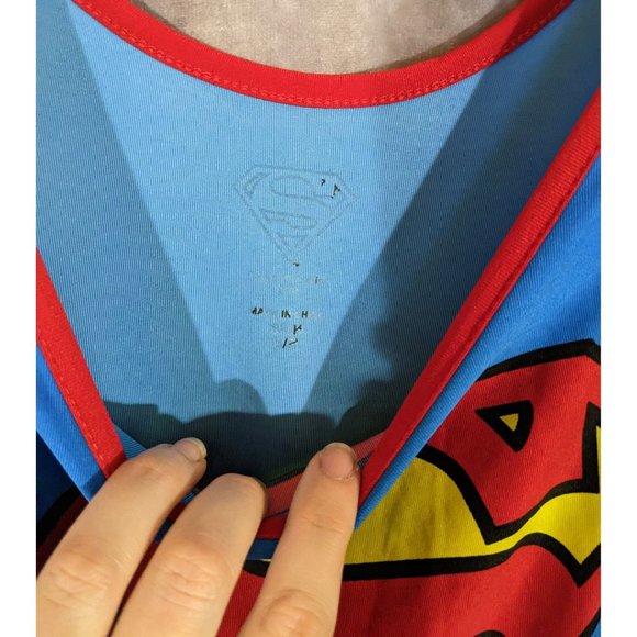 Superman Sleeveless Mini Dress - Picture 3 of 4